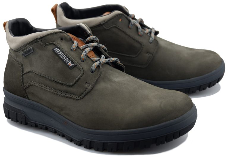 Mephisto PEDRO GT heren enkellaars - donkergrijs - nubuck - WATERDICHT